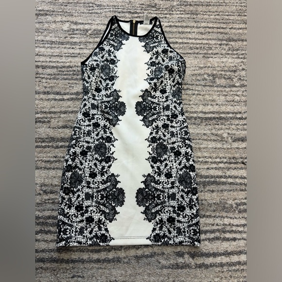 B Darlin Dresses & Skirts - B Darlin Black and White Lace Mini Dress